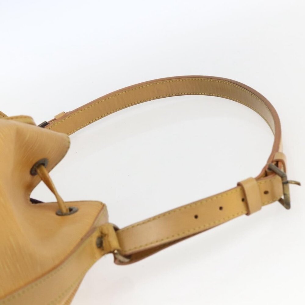 Authentic LOUIS VUITTON Epi Petit Noe Shoulder Bag Yellow M44109 LV - Picture 15 of 16